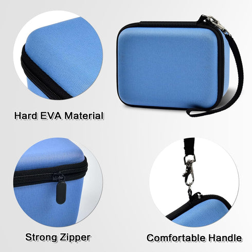 Vlogging Camera Case Compatible with Duluvulu/for TEBNGIHNM/for zheozeig/for Oiadek 4K Digital Cameras for Youtube. Vlog Camera Carrying Storage f...