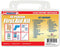 Rapid Care First Aid 8010-09-1P 10 Person OSHA / ANSI 2009 Compliant Poly First Aid Kit, 118 Pieces, Wall Mountable, White...
