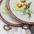 joybest 4 Pieces 6 Inch Round Embroidery Hoops Display Frame Circle, Cross Stitch Hoop Ring Imitated Wood Embroidery Kits for Art Craft Sewing and...