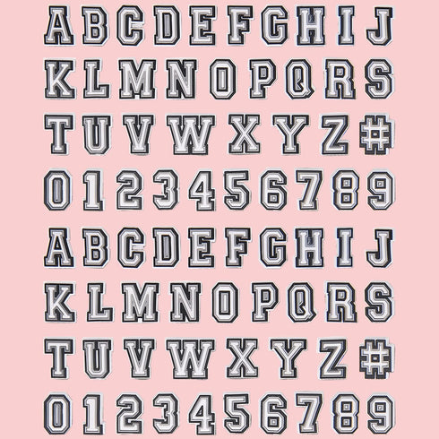 74 Pack Letter Decoration Charms 0-9# Number, Alphabet ABC-Z Characters for Boy Girl Teens Men Women and Adults...