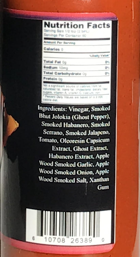 Ghost Pepper Hot Sauce Wicked Tickle XXX Chipotle Extra Hot World's Hottest Hot Sauce Gift Wax Sealed Wings...