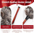 Ostrich Feather Duster (Set of 2), 14-Inch, Indulge in Effortless Elegance with Premium Reusable Design for Thorough, Eco-Friendly Cleaning at Hom...