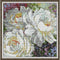 ITSTITCH Stamped Cross Stitch Kits - Full Set of Embroidery for Beginners or Adults,14 CT 2 Strands DIY White Rose Patterns Counted Arts Craft 16....