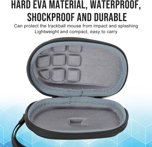 Wireless Mouse Storage Case, Mice EVA Waterproof Portable Protective Box for Logitech M275 M330...
