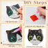 Marsui 4 Pcs Diamond Painting Compact Mirror DIY Pocket Mirror with Diamond Art Cover Portable Magnifying Folding Purse Mirror Diamond Art Kits fo...