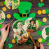 8 Pieces Vintage St. Patrick's Day Diamond Coasters Kits with Holder DIY St. Patrick's Day Diamond Art Coaster Coaster for Adults Diamond Kits Sup...