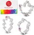 Fall Leaves Cookie Cutters 3-Pc. Set Made in USA by Ann Clark, Acorn, Maple Leaf, Oak Leaf...
