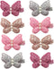 8pcs Baby Girl Hair Clips Toddlers Infants Kids Hair Butterfly Snap Clips Barrettes (8pc- Sequins Pearl Butterfly)...