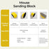 3PCS Hook and Loop Hand Sanding Block Plus 1 Cleaning Brush 5 Inch Round and Mouse Sanding Blocks Hand Sanders for Wood Sanding Blocks Auto Body H...