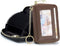 imeetu RFID Credit Card Wallet, Genuine Leather Zipper Card Case Holder with Removable Keychain(Brown)...