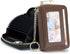imeetu RFID Credit Card Wallet, Genuine Leather Zipper Card Case Holder with Removable Keychain(Brown)...