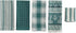 DII Assorted Pattern Kitchen Dishtowels and Dishcloth Set of 5, North Sea...