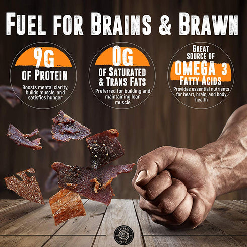 Kaimana Jerky - Hawaiian Warrior Ahi Tuna Jerky 3 Pack - Premium Fish Jerky Made in the USA. All Natural and Wild Caught....