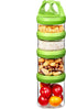 SELEWARE Portable Stackable Food Storage Containers for Snacks Formula Powder and Drinks Twist Lock System Airtight Leak-proof BPA and Phthalate F...