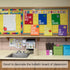PATIKIL 2.3" x 16.4ft Bulletin Board Border, 2 Pack Scalloped Trim Strips Wall Decor for Locker Classroom Cork Poster Black Board White Chalkboard...