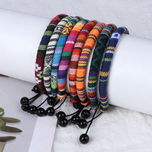 Pingyongchang Boho Surfer Bracelets Anklet Handmade Adjustable String Rope Braided Anklet Summer Friendship Waterproof Beach Jewelry for Women Men...