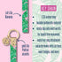 Lilly Pulitzer Durable Leatherette Strap Key Chain, Cute Wristlet Keychain Accessory with Metal Ring, Let's Go Bananas...