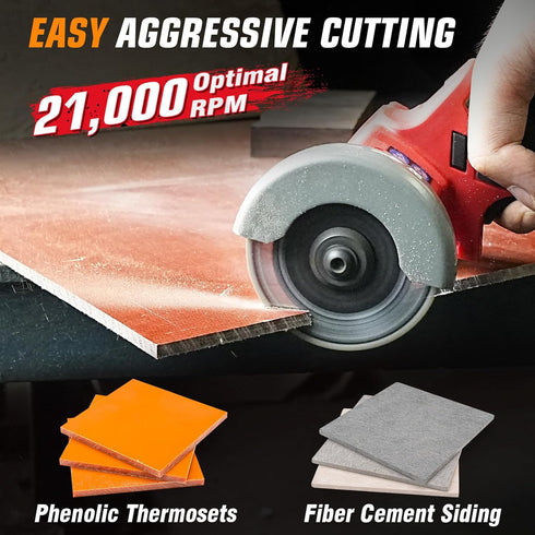 3 Inch Cut Off Wheel with 1/4" Mandrel Adapter for Die Grinder, 3/8" arbor Tungsten Carbide Blade Cutting Wheel for Drill, for Wood/Nails/Plastic/...