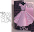 Women Girl Princess Dress Metal Die Cuts,Lady Sector Party Dress Shirt Bowtie Bow Cutting Dies Cut Stencils for DIY Embossing Decorative Scrapbook...