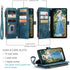 Samsung Galaxy A15 5G Wallet Case with Card Holder Kickstand Magnetic Zipper Pocket Lanyard Strap Wristlet,Leather Flip Case Wallet for Samsung Ga...