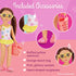 Glitter Girls – 14-inch Doll Clothes – 4Pcs Swimsuit Outfit – Sunny One-Piece & Beach Bag – Heart Sunglasses & Pink Sandals – 3 Years+ – Splish, S...