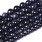 45PCS 8MM Natural Blue Sand Stone Beads Energy Healing Beads for DIY Jewelry Bracelet Necklace Making for Jewelry Making15Inch...