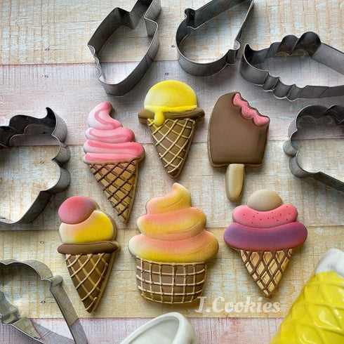 LILIAO Small Popsicle Cookie Cutter for Summer Holiday - 1.7 x 3.8 inches - Stainless Steel...