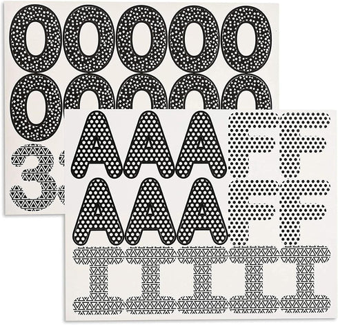 Juvale Bulletin Board Alphabet Letters and Numbers (144 Count)...