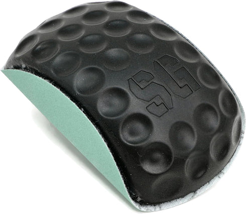 Lunar Block 5-Inch Hand Sanding Pad - Fits 5" Hook & Loop Sandpaper Discs - Patent-Pending Ergonomic Design for Woodworking, Furniture Refinishing...