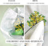 B.Embroidery Hand Sewing kit with Pattern and Full Instructions, Blossom Golden Shower Tree Embroidery Starter kit with a Colorful awhite Backgrou...