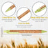 CHENGU 30 Pack Wheat Straw Pens Cork Recycled Ballpoint Retractable Pens with Comfortable Grip Black Ink Click Office Supplies Pens for School Jou...