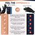 Copper Compression Full Finger Arthritis Gloves - Palm Grips - Touch Screen Fingertips - Compression Support for Carpal Tunnel, Pain Relief, Tendo...