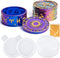 NiArt Silicone Resin Mold, Constellation Storage Box Jewelry Organizer Zodiac DIY Epoxy Resin Jar with Sun and Star Lids, Jewelry Trinket Containe...
