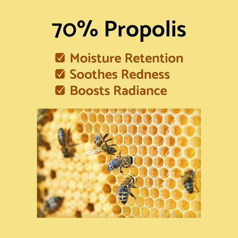 IUNIK Propolis 70% Vitamins 17% Synergy Serum - Centella Asiatica Calming Soothing Deep Nourishing for Dry Dull Spot Hyperpigmentation Sensitive A...
