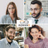 AQWANO Blue Light Blocking Computer Reading Glasses 5 Pack Clear Frame Rimless Readers Lightweight Comfortable Anti Glare Filter for Women Men, 2....