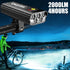 Bike Lights for Night Riding Front and Back 1200 Lumen 6H Spot/Flood/Combo 3 Beams Bike Headlight Aluminum Mounts VASTFIRE USB-C Rechargeable Disp...