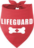 Family Kitchen Funny Cute Lifeguard Pet Dog Cat Bandana Scarf for Puppy Dog Beach Pool Accessories Bandana...