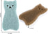Kitchen Scrub Sponges Non-Scratch Multi-Use Heavy Duty Scrub Sponge for Dishes Pots and Pans Three-Layer Cat Shape Cleaning Sponge?4pack? (cat)...