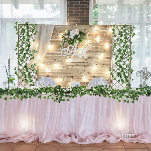 CEWOR 14 Pack 98 Feet Fake Ivy Leaves Artificial Garland Greenery Hanging Plant Vine for Bedroom Wall Decor Wedding Party Room Aesthetic Stuff...