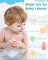 Konjac Baby Sponge for Bathing, 5Pcs Natural Cute Shapes, Kids Bath sponges for Infants, Toddler Bath time, Plant-Based, Extra Soft...