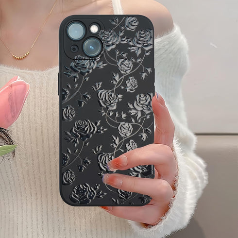 Compatible with iPhone 13 Case Cute, TPU Black Phone Case Compatible with iPhone 13, Shockproof Protective Case Compatible with iPhone 13 Phone Ca...