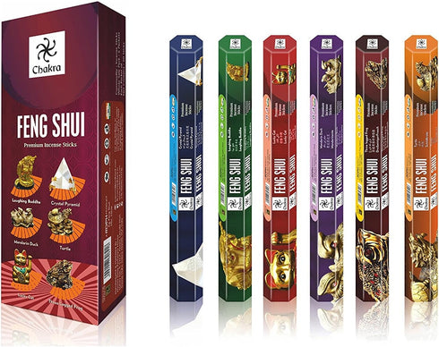 Fengshui Premium Natural Incense Sticks 20 Sticks Per Box for Home or Workplace Alluring Aroma Sticks (Fengshui) Crystal Pyramid, Laughing Buddha,...