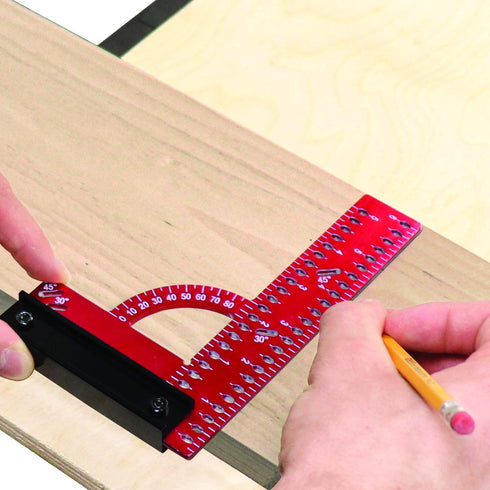 Milescraft 8459 MC-Square150 (metric) - Aluminum Framing and Woodworking Square,Red...