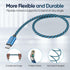 USB C to USB C Cable, USB C Charger Cable 10FT 5-Pack 60W, USBC to USBC Fast Charging Cable for Phone 15/15 Pro/15 Pro Max, Type C Charger Cable f...