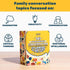 Crated with Love - 141 Outrageous Conversation Starters for Kids - Travel Games Card Deck for Family Table Topics, Funny Thought Provoking Questio...