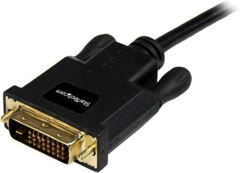 StarTech.com 6ft (1.8m) Mini DisplayPort to DVI Cable - Mini DP to DVI Adapter Cable - 1080p Video - Passive mDP 1.2 to DVI-D Single Link - mDP or...