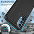 JXVM for OnePlus Nord N200 5G Case: Dual Layer Protective Heavy Duty Cell Phone Cover Shockproof Rugged with Non Slip Textured Back - Military Pro...