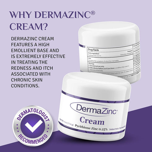 DermaZinc Therapy Cream, Zinc Cream for Skin, SkinDisorder ReliefCream for Psoriasis, Dermatitis, Eczema, and Other Skin Condition Symptoms...