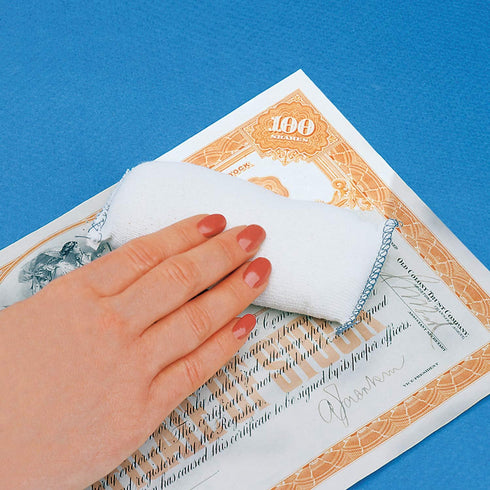 Lineco 2x4.75 Document Cleaning Pads with Grit-Free Powder - Soft, Grit-Free Powder That Absorbs and Cleans....