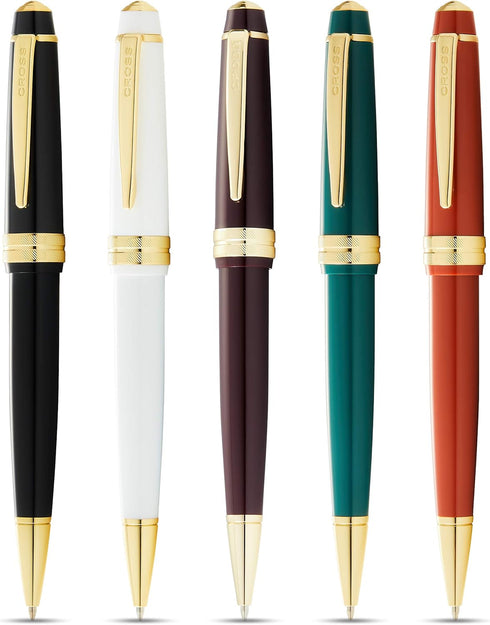 Cross Bailey Light Polished Green Resin and Gold Tone Ballpoint Pen...
